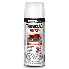 Tremclad 340 g Semi-Gloss White Rust Spray Paint