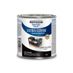 Painter's Touch 236 mL Can Semi-Gloss Black Brush-On Paint