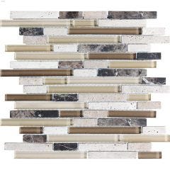 Cappuccino Blend Bliss Linear Mosaic