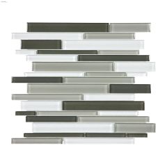 6\" x 2\" Element Random Strip Mosaic