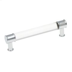 128 mm Crysacrylic With Chrome Midway Cabinet Pull