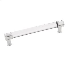 160 mm Crysacrylic With Chrome Midway Cabinet Pull