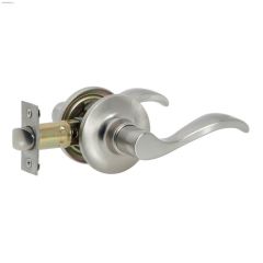 4-1\/2\" Passage Satin Nickel Bristol Lever Set