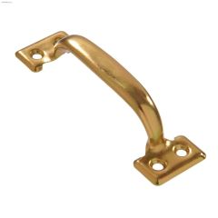 6-1\/2\" Zinc & Yellow Dichromate Utility Door Pull