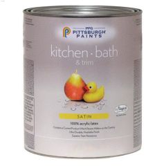 946 mL Satin White Kitchen\/Bathroom Latex Paint