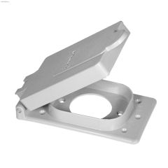 Gray PVC (1) GFCI Receptacle Cover