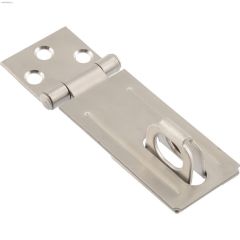 3-1\/2\" Stainless Steel Fixed Staple Safety Hasp