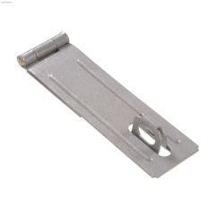 6\" Galvanized Fixed Staple Safety Hasp