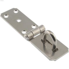 7-1\/4\" Stainless Steel Fixed Staple Safety Hasp