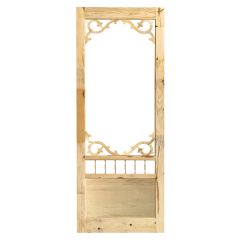 32" x 80" Rustic Knotty Pine Screen Door