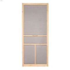 36\" x 80\" T-Bar Wood Screen Door