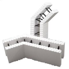Amvic Plus 3.30 6\" 45 Degree Block