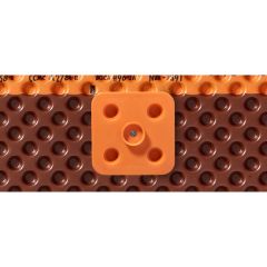 DELTA\u00ae-FAST'ner 11\" x 8\" x 2\" Orange Multi-Stud Fastener