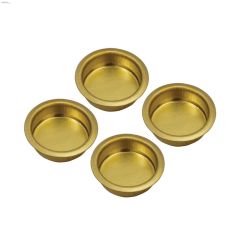 3\/4\" Brass Recessed Finger Pull