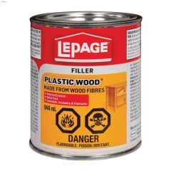 LePage\u00ae Plastic Wood\u00ae 0.95 L Metal Tin Light Tan Wood Filler