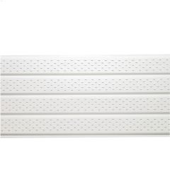 16\" Bright White Vented Soffit