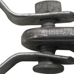 1-3\/8\" x 2\" Galvanized Rail End Assembly