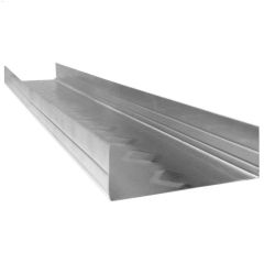 10' x 3-5\/8\" Light Gauge 2\" Leg Metal Track