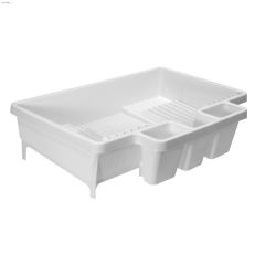 White Spacesaver Dish Drainer