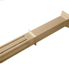 2-1\/2\" x 2-1\/2\" x 49\" Oak Victorian Newel Post