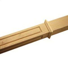 2-1\/2\" x 2-1\/2\" x 49\" Maple Victorian Newel Post