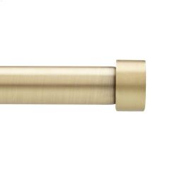 66 - 120\" Brass Cappa Adjustable Curtain Rod