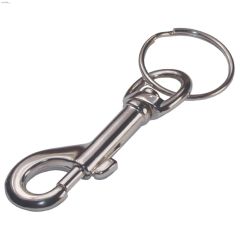 1-1\/4\" Key Ring With Snap Hook