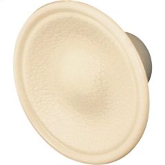 1-3\/4\" Ivory Raw Knob