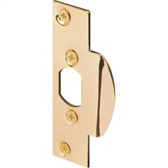 4-1\/4\" x 1-1\/8\" Brass Plated Security Latch Strike