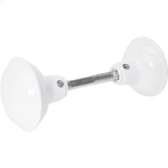 2-1\/4\" White Painted Door Knob Set