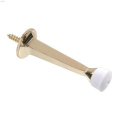 3\" Brass Plated Square Rigid Door Stop