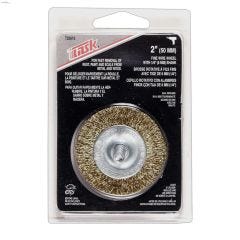 2\" Fine Brass Coated Steel Crimp Wire Wheel