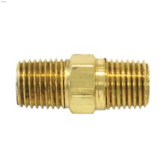 1\/4\" Hex Brass Male Nipple