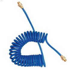 1\/4\" MNPT x 25' Blue Nylon Recoil Air Hose