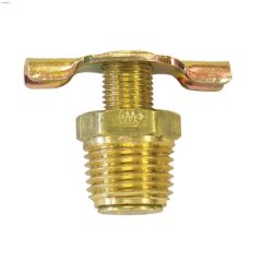 1\/4\" MNPT Brass Drain Cock-2\/Pack