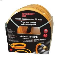 1\/4\" MNPT x 50' Orange Technopolymer Air Compressor Hose