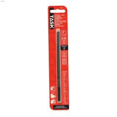 5\" x 0.022\" x 0.1\" 9TPI\/5R Plain End Scroll Saw Blade-4\/Pack