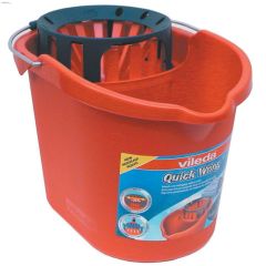 Quick Wring 12 L Plastic Red Pail & Wringer