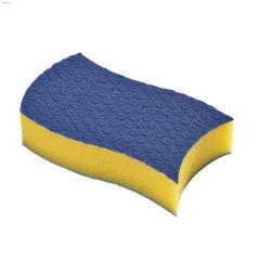 Scrunge Glass Blue & Yellow Scrub Sponge-2\/Pack