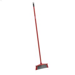 3Action 54-1\/2\" Handle Red\/Gray Bristle 3-In-1 Broom