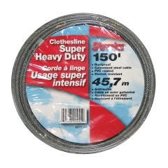 Strata 3/16" x 150' Silver Super Duty Clothesline