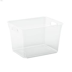 5.9 L Clear Durable Resin S V-Style Basket With Open-Top