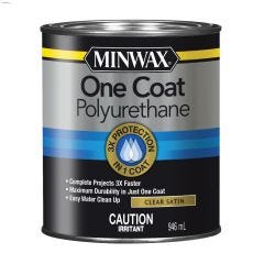 946 mL Satin Clear One Coat Wood Stain