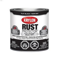Rust Protector\u2122 1\/2 Pint Flat Black Rust Preventative Enamel
