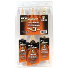 Pro Select Angular Sash Paint Brush-3/Pack