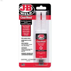Clear-Weld\u2122 25 mL Syringe Light Yellow Quick Setting Epoxy