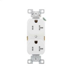 White Duplex Receptacle 20A 2P\/3W