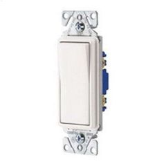 White 4-Way Decorator Switch 15A 120\/277V