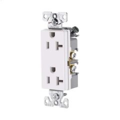 White Duplex Receptacle 20A 2P\/3W