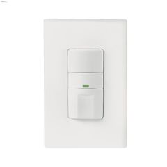 White Passive Infrared (PIR) Motion Sensor Switch 120V 1P